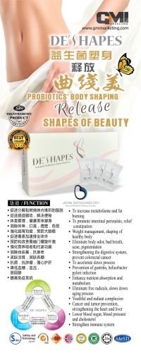 DE’SHAPES chinese+english 2×5 bunting